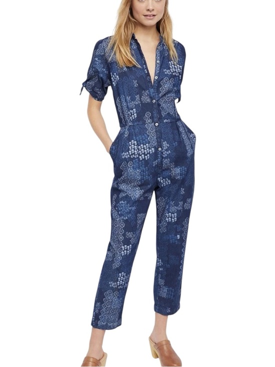 Free People Pants - Free People “Indigo Daze” Jumpsuit